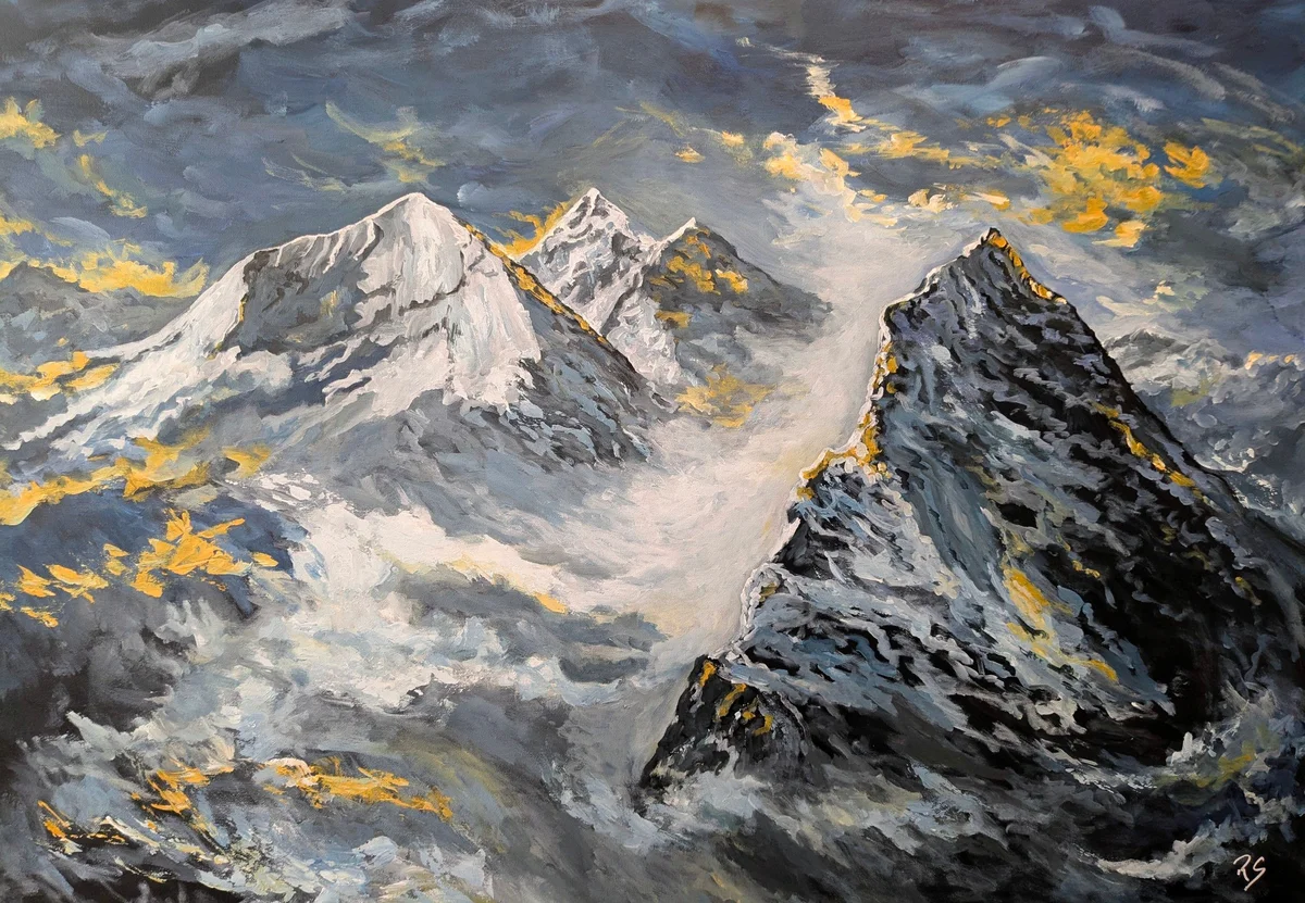 Gold der Berge – an der Wand