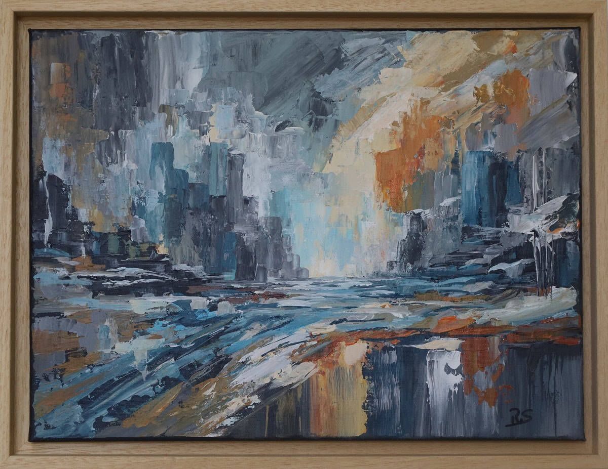 Strom des Lichts – Acryl auf Leinwand