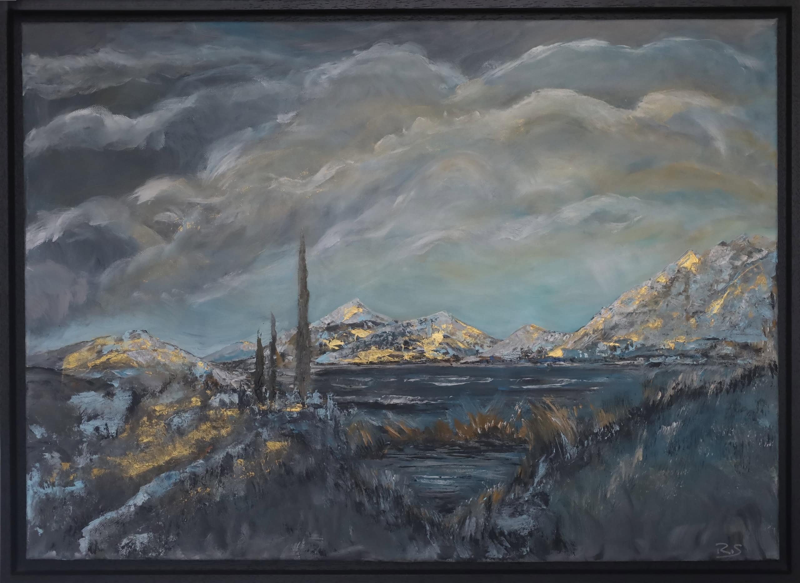 Golden Night – Acryl auf Leinwand