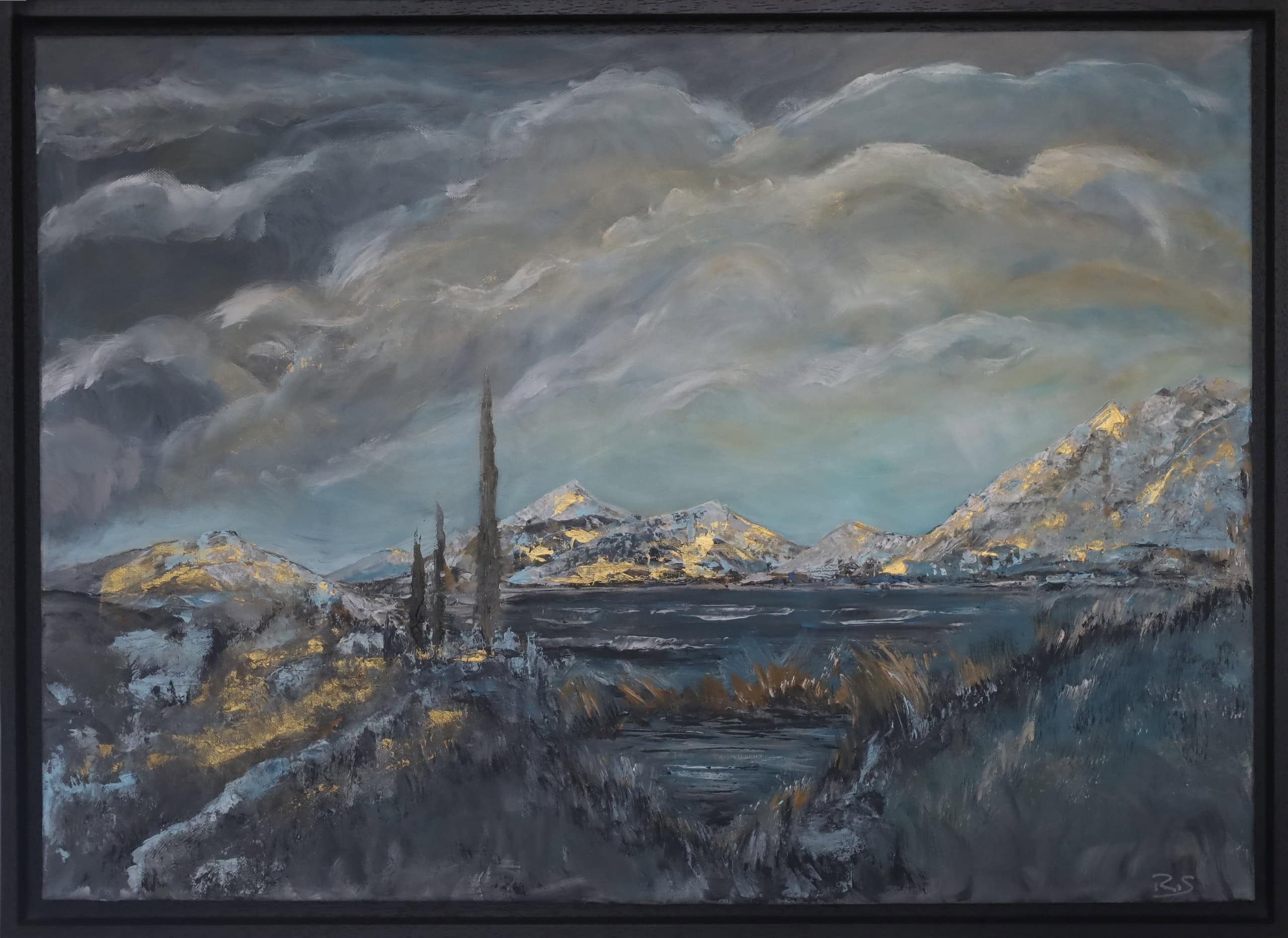 Golden Night – Acryl auf Leinwand