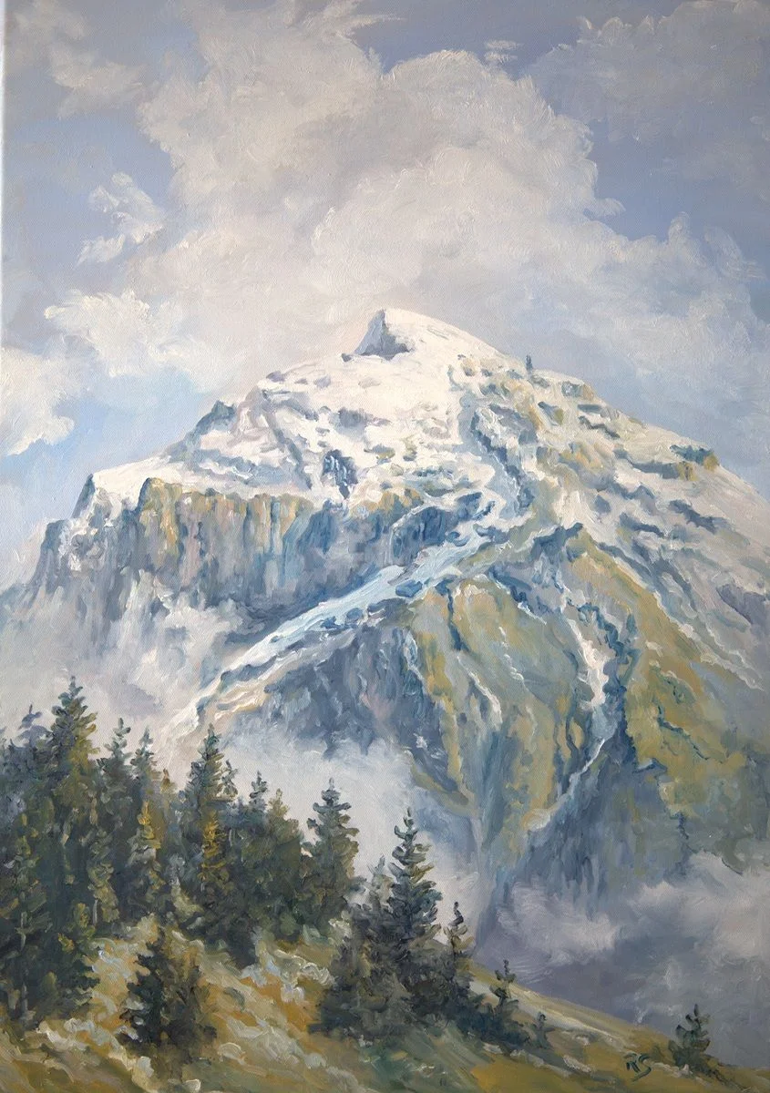 Titlis – an der Wand