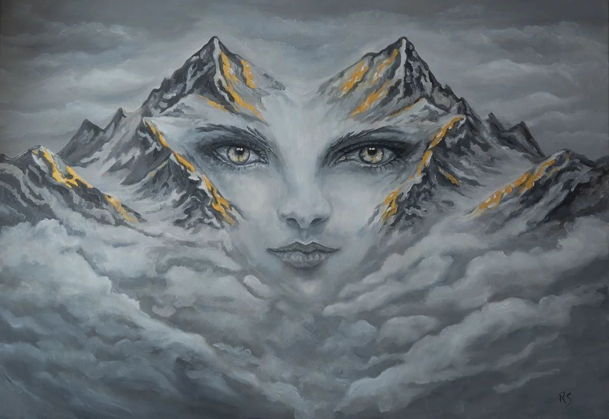 Die Hüterin der Berge – an der Wand