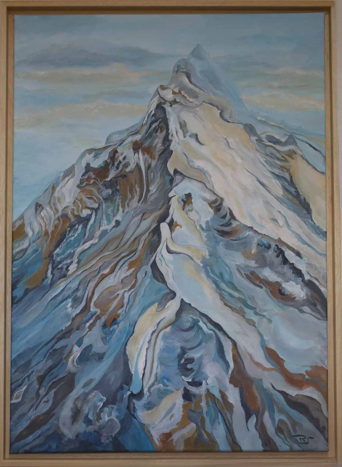 Monte Blue – an der Wand