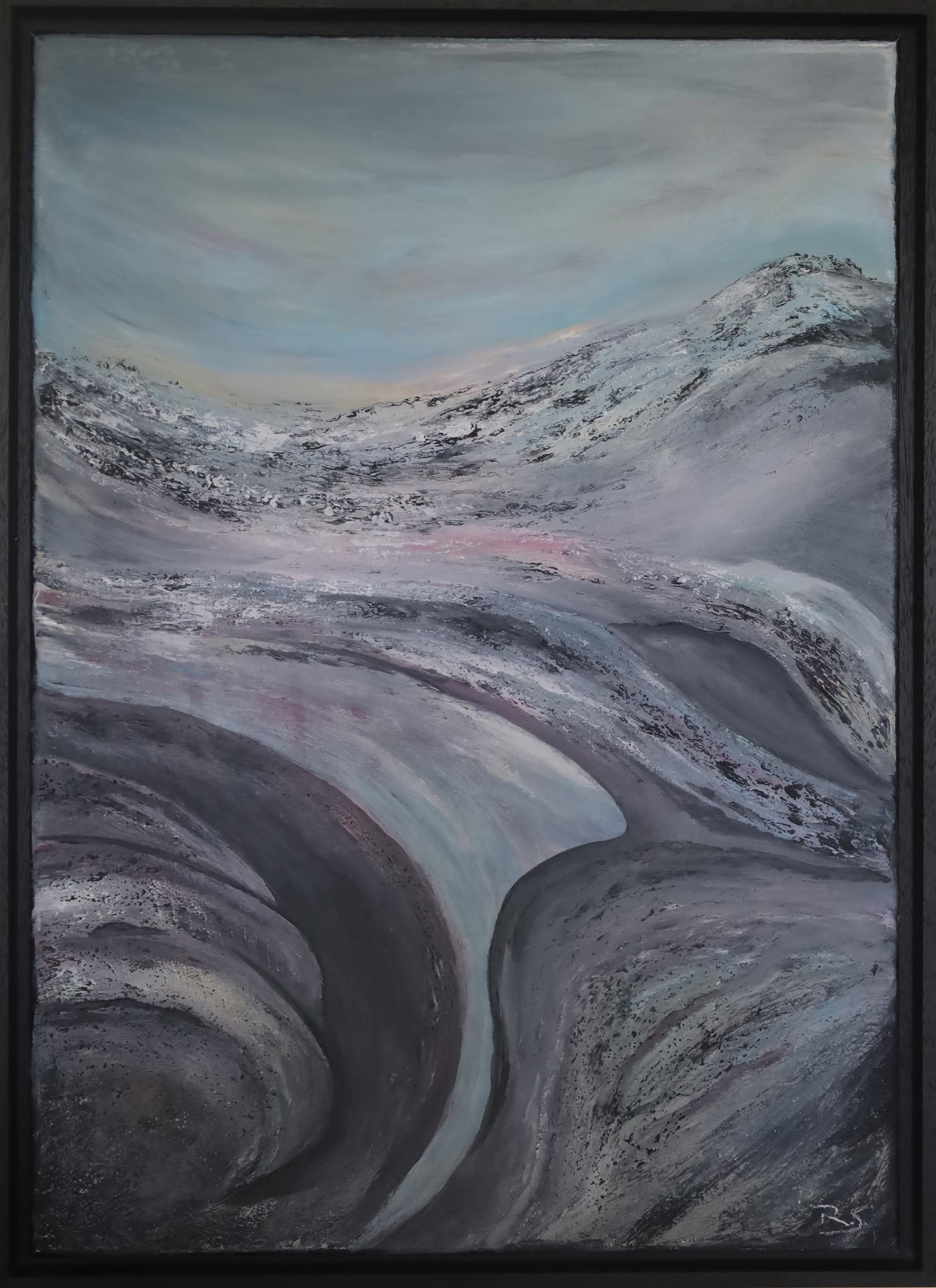 Flowing Mountain – Acryl auf Leinwand