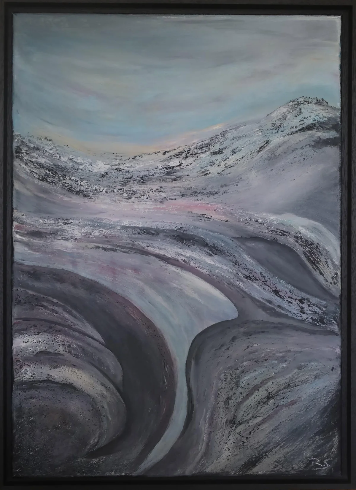 Flowing Mountain – an der Wand