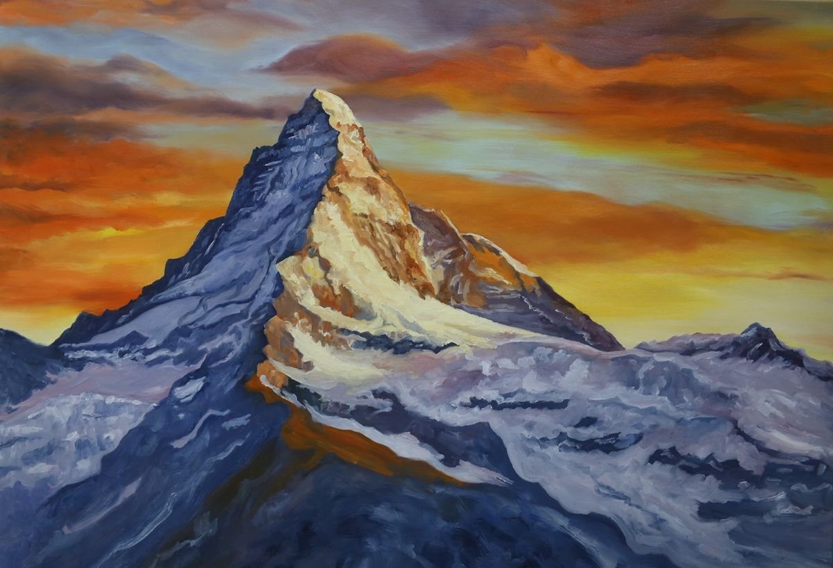 Abendstimmung in den Alpen