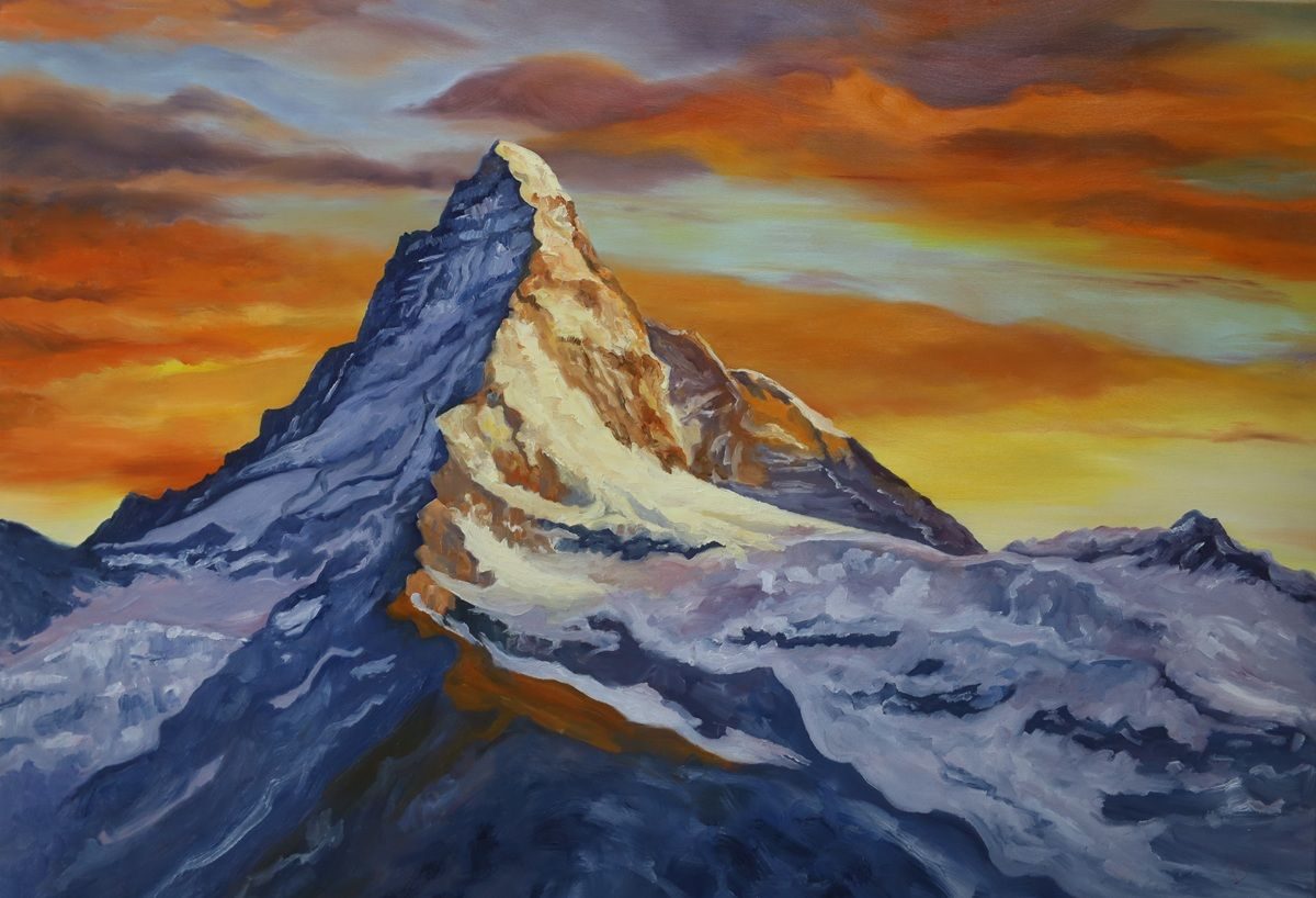 Abendstimmung in den Alpen