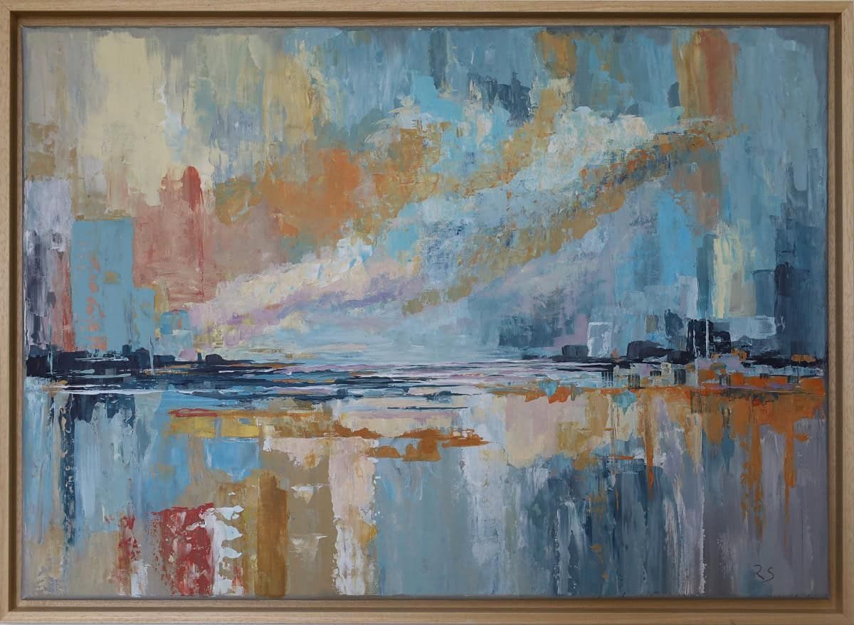 Weites Leuchten – Acryl auf Leinwand