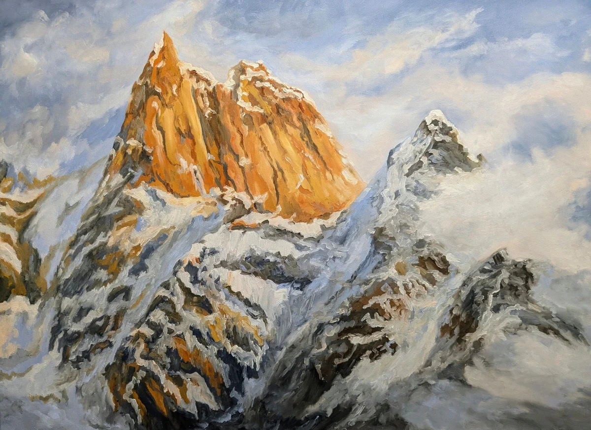 Der verborgene Gipfel – an der Wand