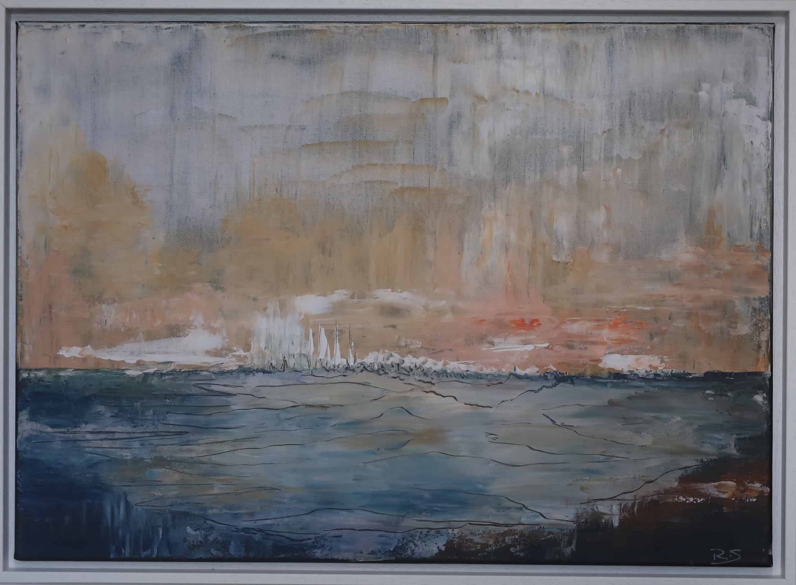 White Beach – Acryl auf Leinwand
