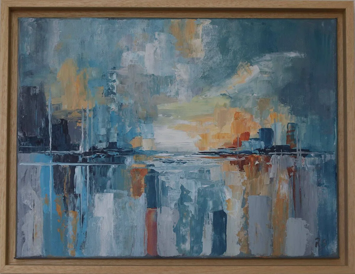 Schwelle zum Morgen – an der Wand