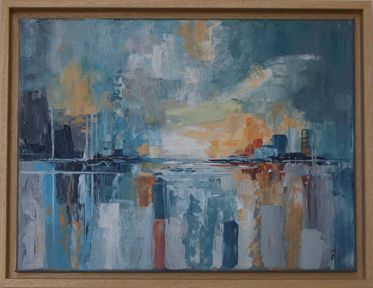 Schwelle zum Morgen – Acryl auf Leinwand